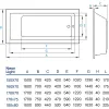 Ванна акриловая Koller Pooll Neon Light 170х75 (1217260131)- Фото 4